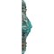 Ekena Millwork Antonio Ceiling Medallion, Hand-Painted Copper Green Patina, 35 7/8"W x 22 1/2"H x 4 3/8"P CM35X22ANCGS - alternate 3